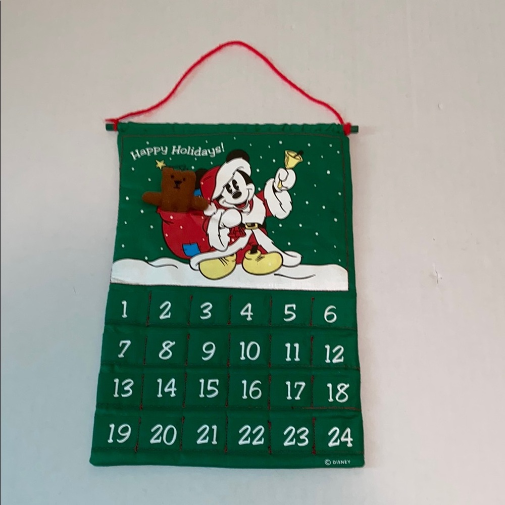 Disney Mickey Mouse Holiday Advent Calendar With Bear - Picture 1 of 7